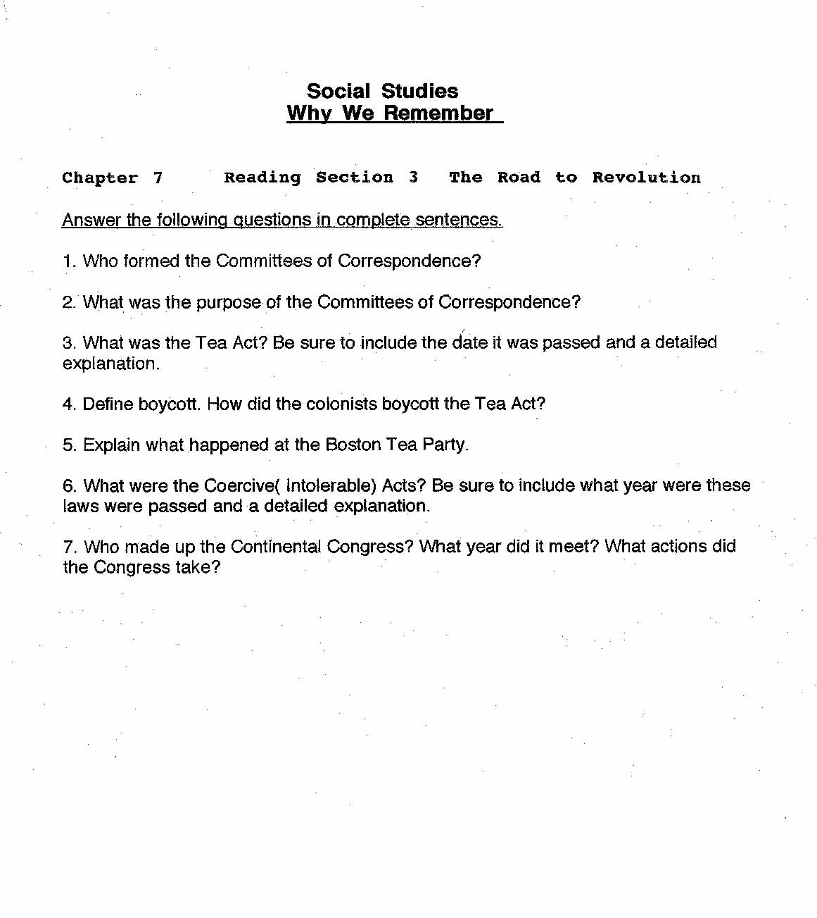 Why We Remember Why We Remember